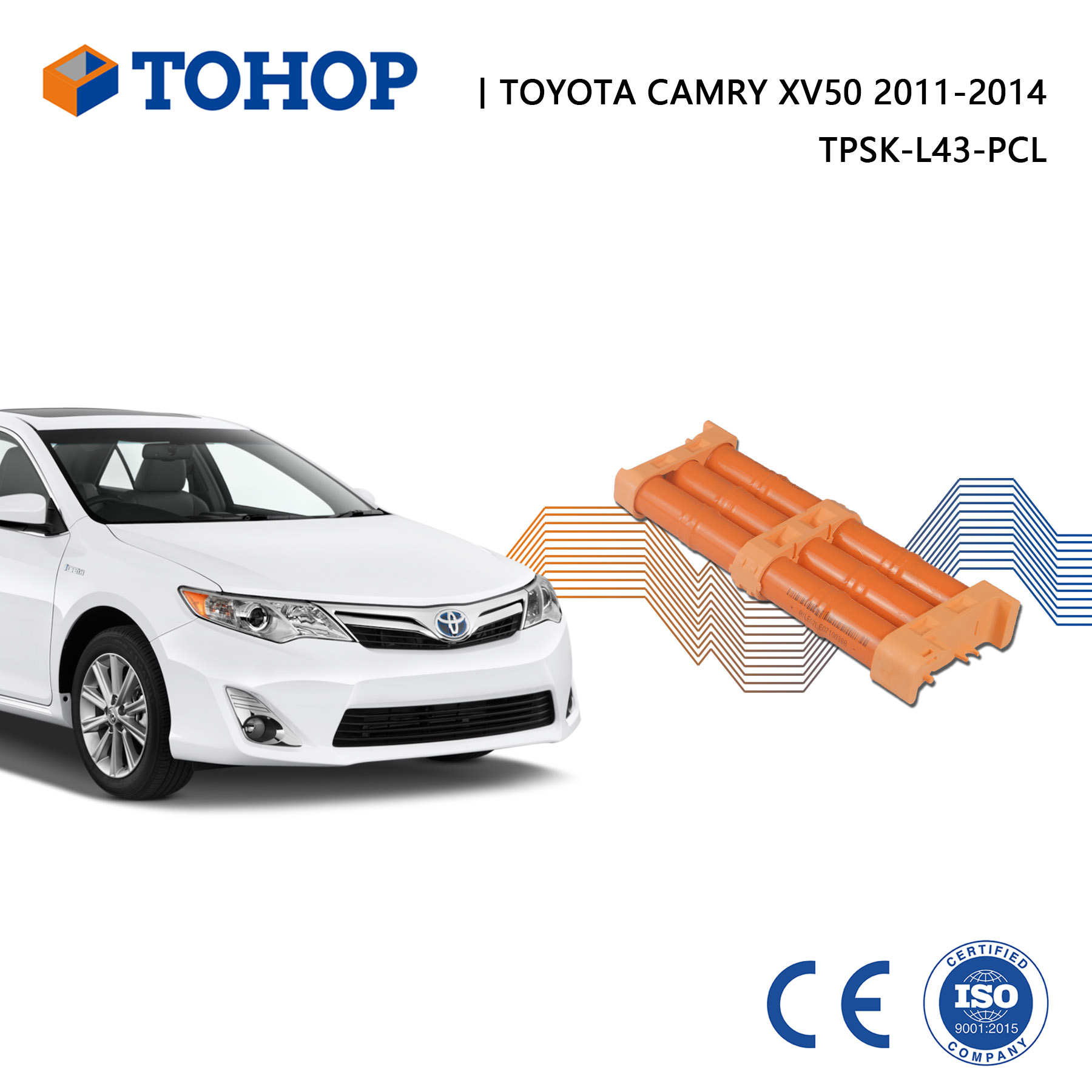 Batterie hybride OEM Camry XV50 2015 6500mAh pour Toyota